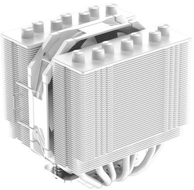 ID-Cooling CPU Cooler - SE-207-XT SLIM SNOW (15.2-35.2 dB; max 129,39 m3/h; 4Pin csatlakozó, 7 db heatpipe, 2x12cm, PWM)