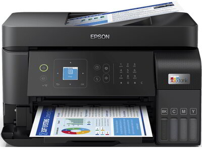 EPSON Tintasugaras nyomtató - EcoTank L5590 (A4, MFP, színes, 4800x1200 DPI, 33 lap/perc, ADF, USB/LAN/Wifi)