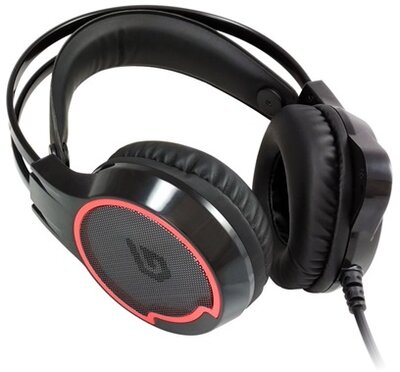Conceptronic Fejhallgató - ATHAN01B (USB, Kompatilibis: PC/PS4, 7.1 hangzás, hangerőszabályzó, fekete)
