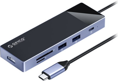 ORICO-9 in 1 USB3.0 type C to USB3.0 x3/USB2.0/USB3.0 type C/HDMI/PD100W/TF(microSD)/SD