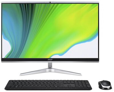ACER All-In-One PC Aspire C24 23,8"/FHD/i3-1215U8/8GB/256GB/Win11/ezüst