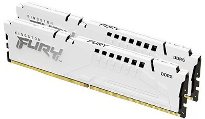 Kingston 64GB 5600MHz DDR5 Fury Beast White AMD EXPO CL36 (Kit of 2x32GB) - KF556C36BWEK2-64