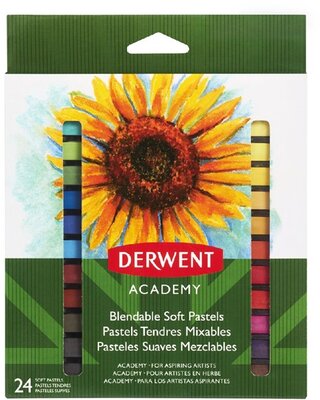 Derwent Academy 24 db puha pasztell kréta készlet