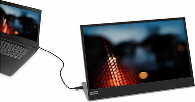 Lenovo 15.6" L15 monitor - IPS WLED 1920x1080 60Hz 6ms USB2.0 USB-C