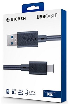 BigBen 5m PS5 USB kábel