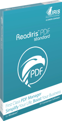Canon IRIScan Readiris PDF 22 Standard - 1lic Win - Box PDF Manager