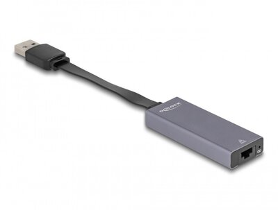 Delock A-típusú USB adapter 2,5 Gigabit LAN vékony