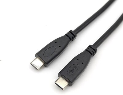 Equip Átalakító Kábel - 12888307 (USB-C2.0 to USB-C, apa/apa, fekete, 1m)