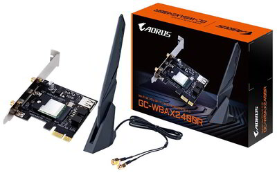Gigabyte Wireless Adapter PCI-Express Tri Band AX2400, GC-WBAX2400R