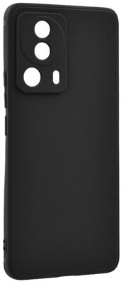 Szilikon telefonvédő (matt) FEKETE - Xiaomi 13 Lite