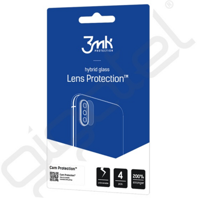 3MK LENS PROTECTION kameravédő üveg 4db (2.5D lekerekített szél, karcálló, ultravékony, 0.2mm, 7H) ÁTLÁTSZÓ Honor X8 5G