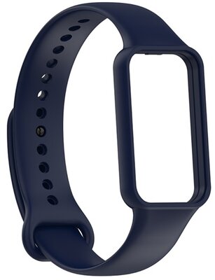 Pótszíj (egyedi méret, szilikon, állítható) SÖTÉTKÉK - Amazfit Band 7