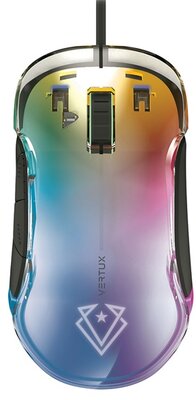 Vertux Egér - PHOENIX (Vezetékes, Optikai, RGB LED, 5 gomb, 12000 dpi, átlátszó)