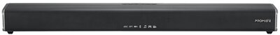 Promate Hangszóró Soundbar 2.1 - CASTBAR 120 (120W, BT v5.0, mélynyomó, távírányító, HDMI, AUX, fekete)