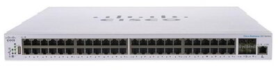 CISCO Switch 48 port, Gigabit, 2x1G SFP - CBS350-48T-4G-EU