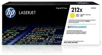 HP W2122X Yellow 10k No.212X M578/M555/M554