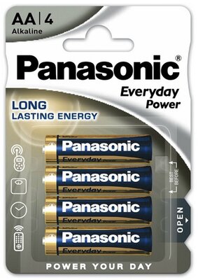 PANASONIC EVERYDAY POWER szupertartós elem (AA, LR6EPS, 1.5V, alkáli) 4db /csomag