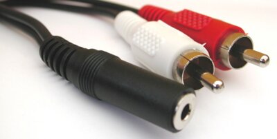 Sandberg 502-36 Mini Jack - RCA adapter (Mini Jack anya - 2x RCA apa)