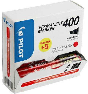 Pilot BT 400 20 db/csomag piros permanent marker