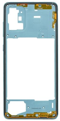 SAMSUNG középső keret KÉK Samsung Galaxy A71 (SM-A715F)