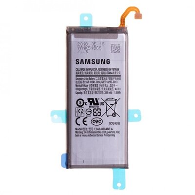 SAMSUNG akku 3000 mAh LI-ION (belső akku, beépítése szakértelmet igényel) Samsung Galaxy A6 (2018) SM-A600F Samsung Galaxy J6 (2018) SM-J600F