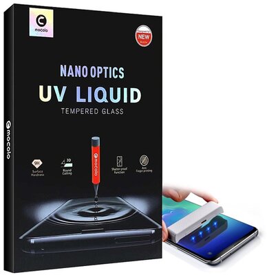 MOCOLO UV LIQUID képernyővédő üveg (3D full cover, íves, karcálló, 0.3mm, 9H + UV lámpa) ÁTLÁTSZÓ Samsung Galaxy S23 Ultra (SM-S918)
