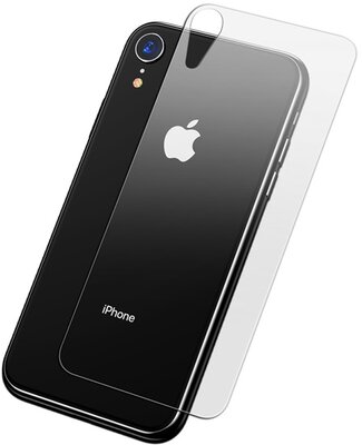 Képernyővédő üveg (csak hátsó, karcálló, NEM íves, 9H) ÁTLÁTSZÓ - Apple iPhone 11/Apple iPhone XR 6.1