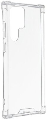 ROAR JELLY ARMOR műanyag telefonvédő (szilikon keret, közepesen ütésálló, légpárnás sarok) ÁTLÁTSZÓ Samsung Galaxy S23 Ultra (SM-S918)