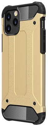 Defender műanyag telefonvédő (közepesen ütésálló, légpárnás sarok, szilikon belső, fémhatás) ARANY Apple iPhone 12 Apple iPhone 12 Pro