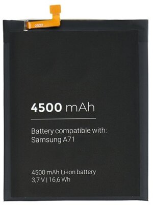 Akku 4500 mAh LI-ION (belső akku, beépítése szakértelmet igényel, EB-BA715ABY kompatibilis) Samsung Galaxy A71 (SM-A715F)