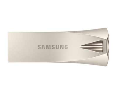 Samsung 128GB BAR Plus USB 3.1 Flash Drive (Champaign Silver) - MUF-128BE3/APC