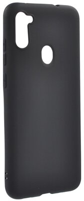 Szilikon telefonvédő (matt) FEKETE Samsung Galaxy A11 (SM-A115F)