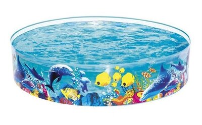 BESTWAY 55030 MEDENCE MEREVFALÚ GYEREKEKNEK 183 X 38 CM HALAS