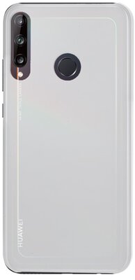 Műanyag telefonvédő (gumírozott) ÁTLÁTSZÓ - Huawei P40 Lite E / Y7p