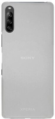 Műanyag telefonvédő (gumírozott) ÁTLÁTSZÓ - Sony Xperia L4 (XQ-AD5)