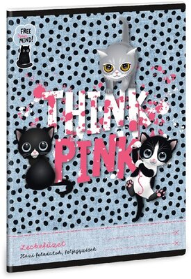 Ars Una Think-Pink 23 5285 A5 leckefüzet