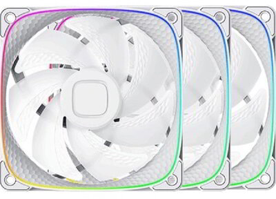 Geometric Future Squama 2503W Triple Pack rendszerhűtő ventilátor fehér