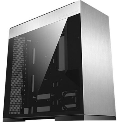 Geometric Future Dharma táp nélküli ablakos Mid Tower számítógépház ezüst