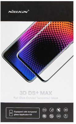 NILLKIN DS+ MAX képernyővédő üveg (3D, full glue,teljes felületén tapad, ultravékony, ütésálló, 0.23mm, 9H) FEKETE - Huawei P40 Pro 5G, Huawei P40 Pro+ 5G