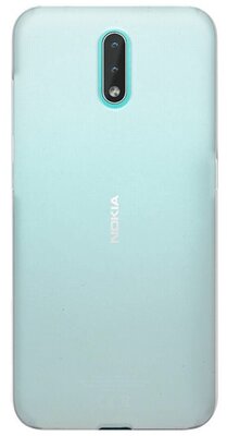 Műanyag telefonvédő (gumírozott) ÁTLÁTSZÓ - Nokia 2.3