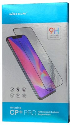 NILLKIN CP+ PRO képernyővédő üveg (2.5D kerekített szél, íves, full glue, karcálló, UV szűrés, 0.33mm, 9H) FEKETE - Samsung Galaxy A41 (SM-A415F)