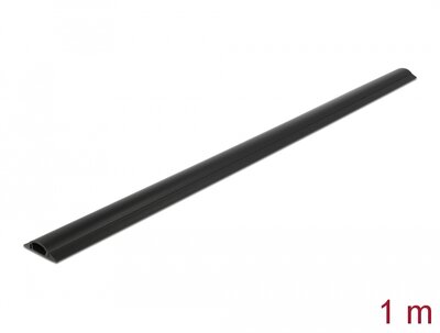 Delock Kábelcsatorna 30 x 8 mm - hossza 1 m, fekete