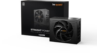 Be Quiet! 1500W STRAIGHT POWER 12 Platinum (80+ Platinum, ATX3.0, moduláris, fekete) Tápegység - BN340
