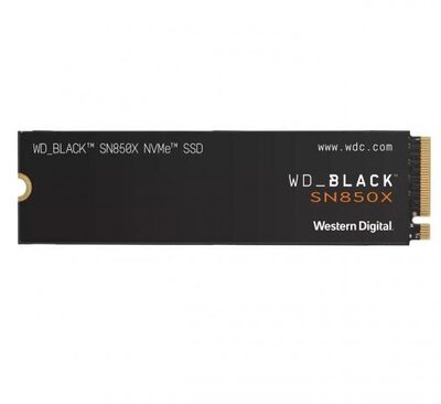 WD SSD Black SN850X 4TB M.2 2280 PCIe Gen4 x4 NVMe, Read/Write: 7300/6600 MB/s - WDS400T2X0E