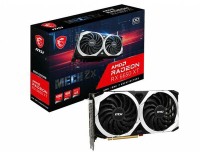 MSI Radeon RX 6650 XT OC 8GB GDDR6 128bit (RX 6650 XT MECH 2X 8G OC) Videokártya