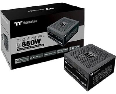 Thermaltake 850W Toughpower PF3 ATX desktop tápegység 80+ Platinum BOX - PS-TPD-0850FNFAPE-3