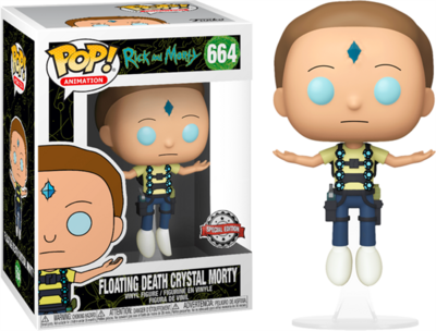 Funko POP! Animation (664) Rick & Morty - Floating Death Crystal Morty figura