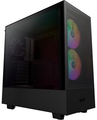 NZXT Midi - H5 Flow RGB - Matt fekete - CC-H51FB-R1