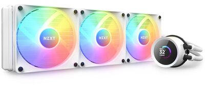 NZXT Kraken 360mm AIO RGB LCD Liquid Cooler fehér hűtő