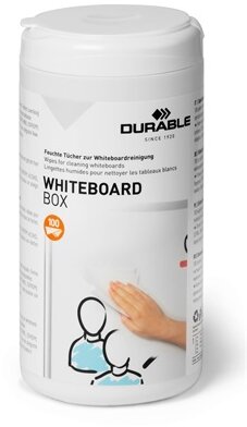 Durable Whiteboard 100 db-os táblatisztító kendő